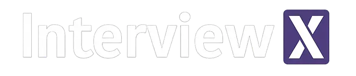 InterviewX Logo White